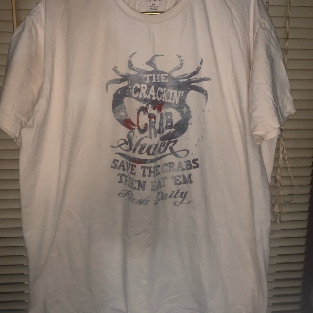 The crackling crab graphic T-shirt Sonoma lightweight 2X - Picture 2 of 5